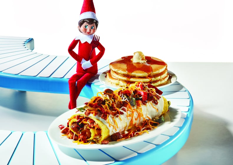 Elf on the Shelf Holiday Ham & Sausage Omelette