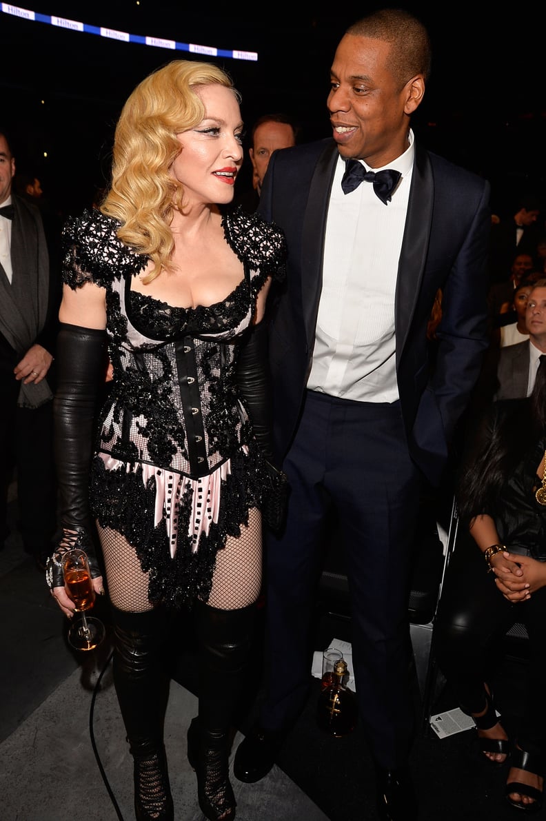 Jay Z gave her an adoring glance.