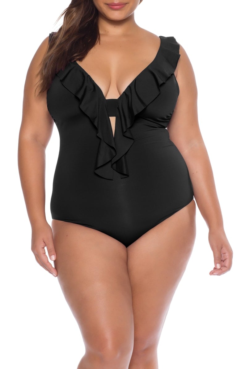 Becca Etc. Socialite Ruffle One-Piece Swimsuit