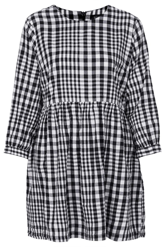 Topshop Gingham Check Smock Dress ($76)