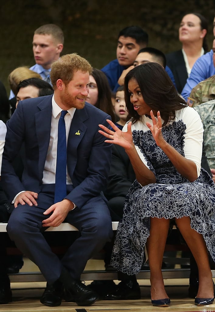 When Harry visited the US in 2015 to promote his Invictus Games , he once again met with the former first lady — this time in Virginia.