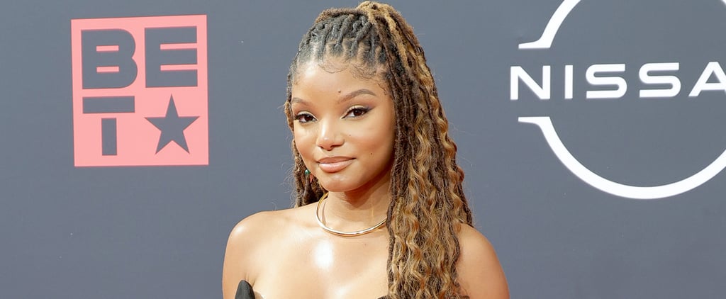 Halle Bailey Wears Corset and Cutout Skirt at the BET Awards