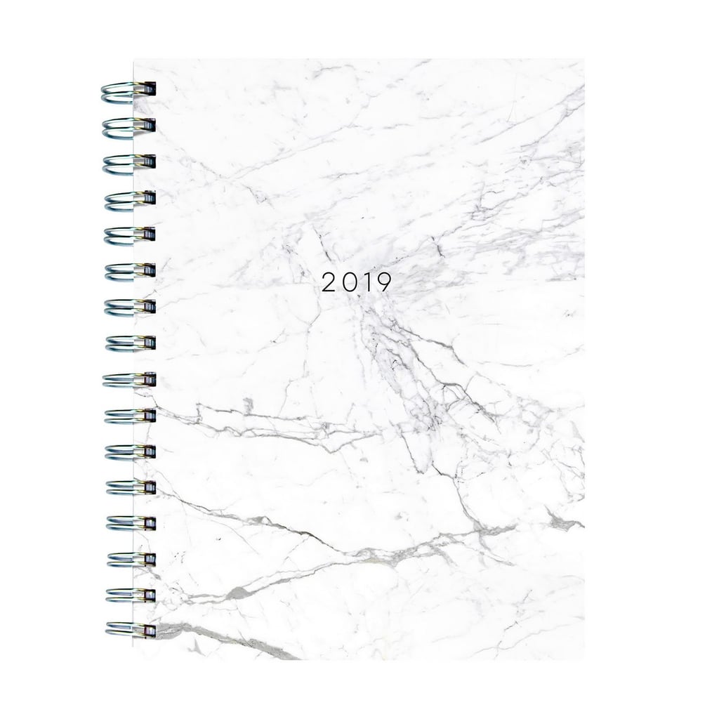 2019 Planner White Marble