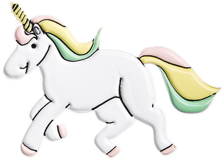 Puffy Unicorn Sticker