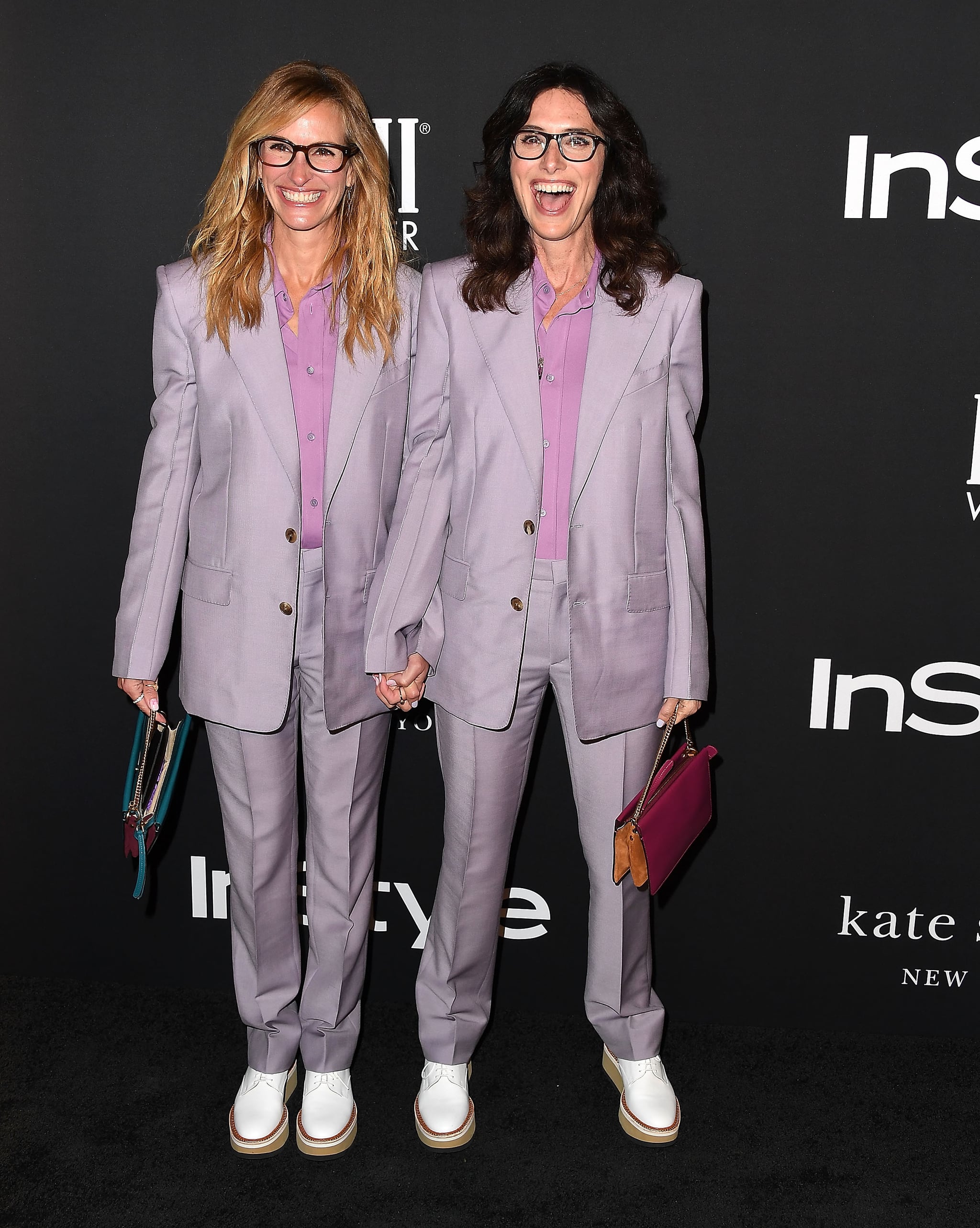 Julia Roberts Matching Outfit With Stylist Elizabeth Stewart Popsugar Fashion