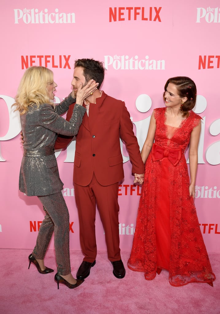 Judith Light, Ben Platt, and Zoey Deutch at The Politician Premiere