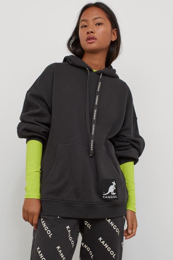 H&M x Kangol Oversized Hoodie | H&M Is Collaborating With Kangol and ...