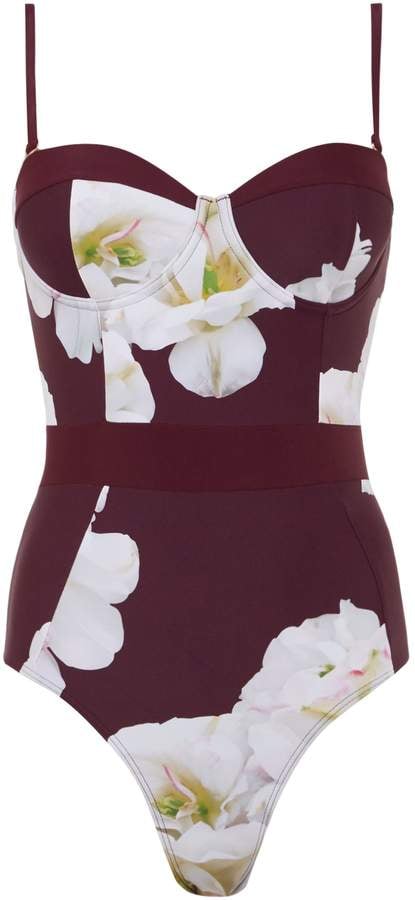 Ted Baker Gardenia Print Swimsuit