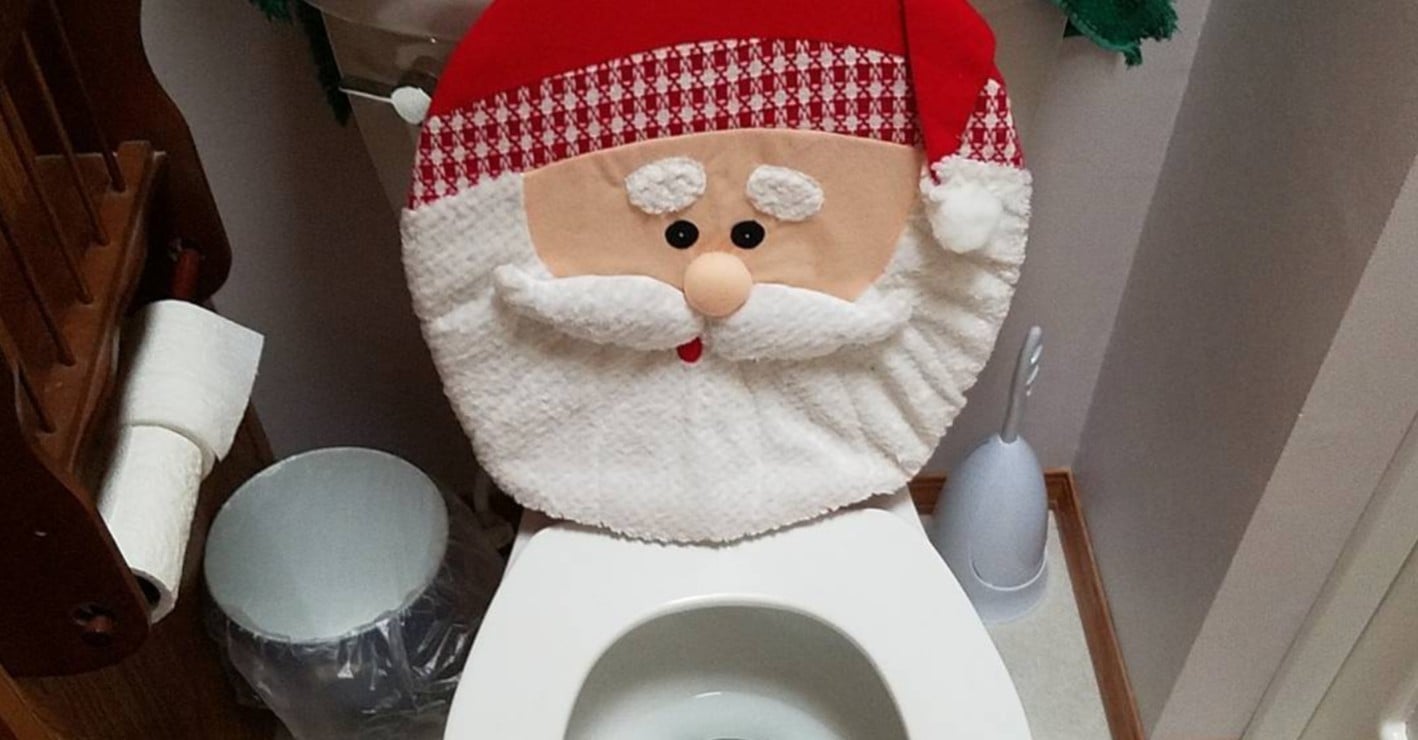 Santa cheap toilet seat