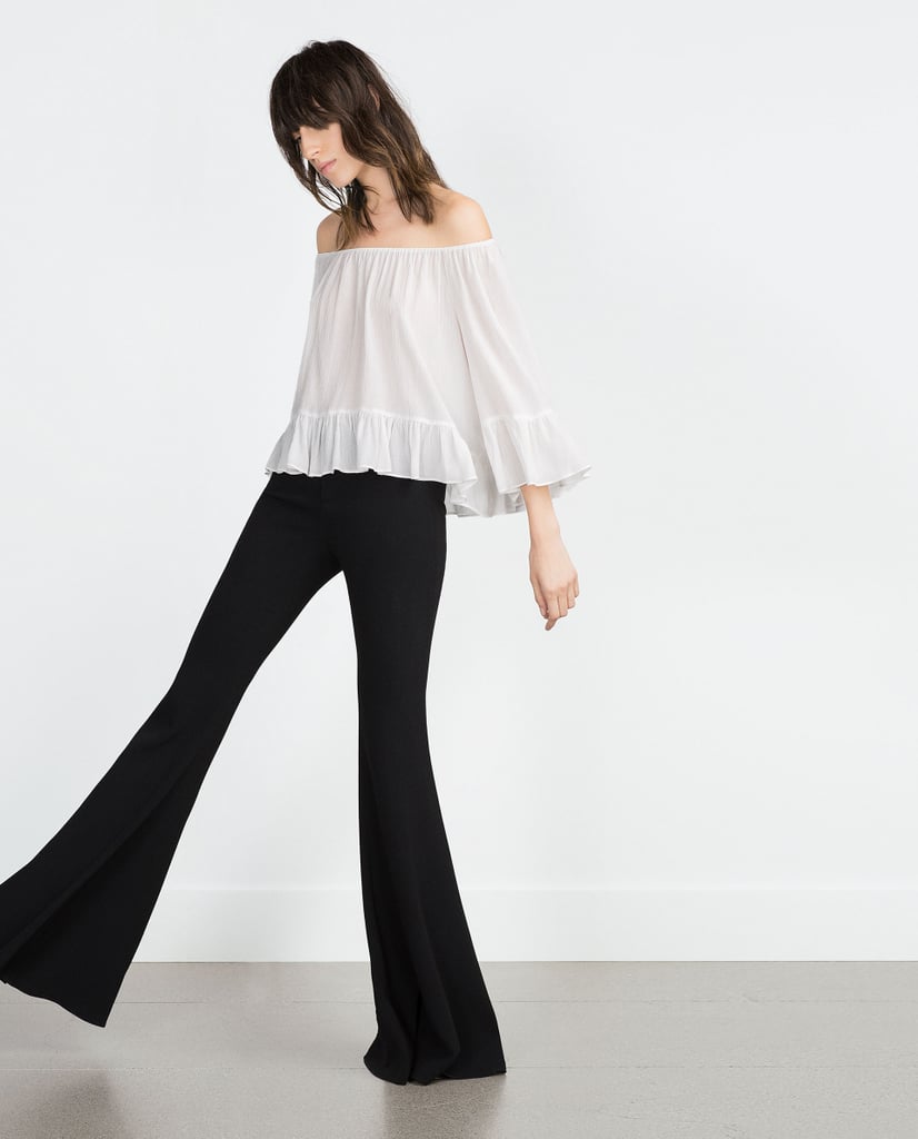 Boat neck blouse ($50)