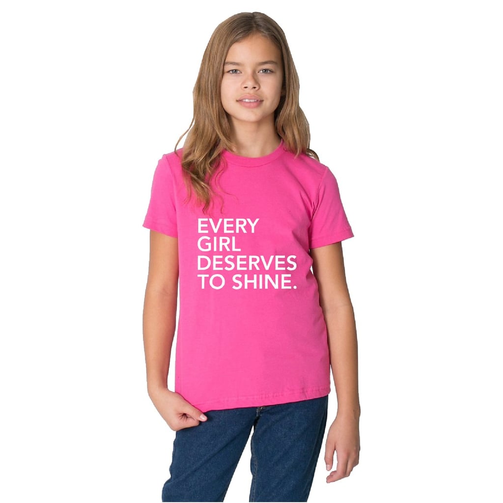 Every Girl Deserves to Shine Kids Tee