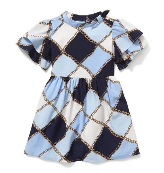 Janie & Jack Chain Print Dress