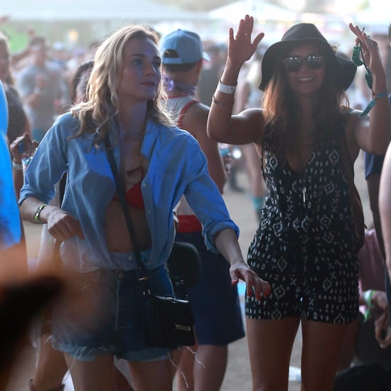 Celebrities Dancing at Coachella 2015 Pictures