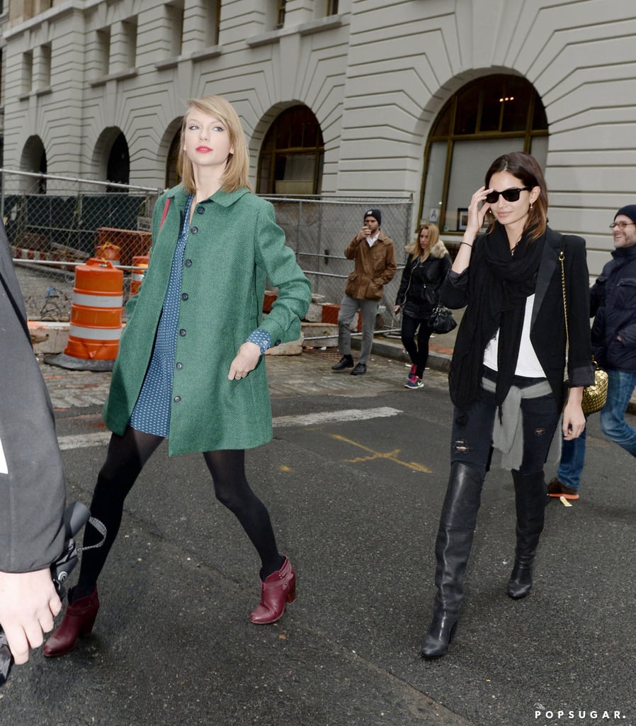 Taylor Swift and Lily Aldridge Hang Out in NYC | Pictures