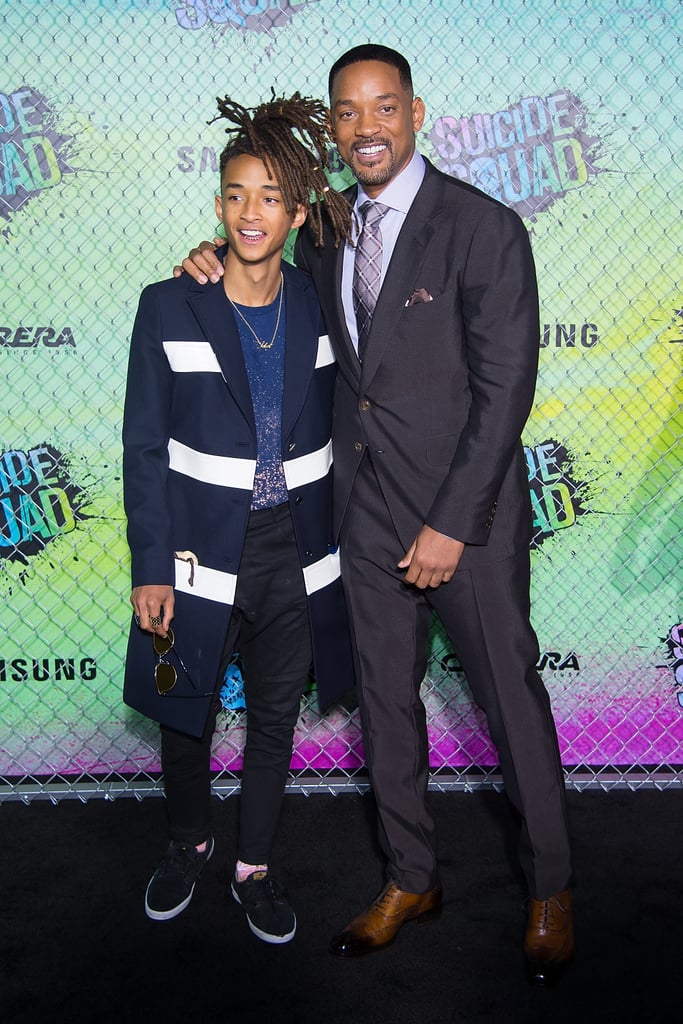 Will and Jaden Smith at Suicide Squad Premiere in NYC 2016