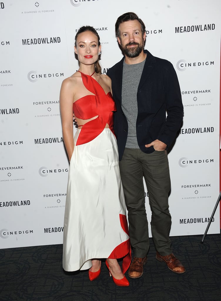 Olivia Wilde and Jason Sudeikis Red Carpet October 2015