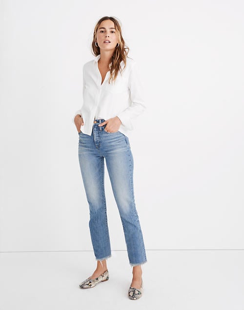 Raw Hem Jeans: Madewell Perfect Vintage 