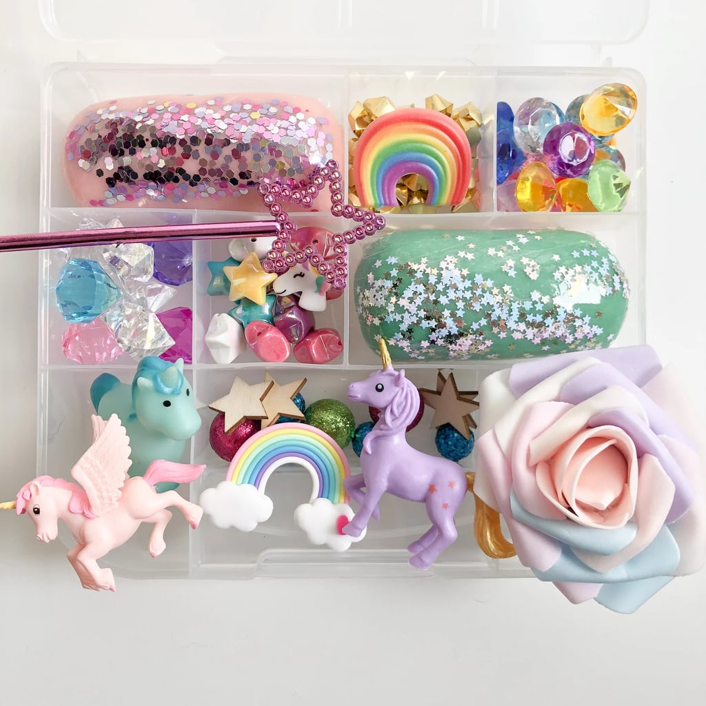 Unicorn Play-Doh Sensory Bin