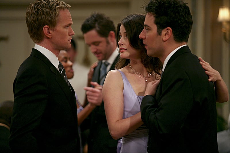 That awkward moment that highlights Robin's choice between Ted and Barney.