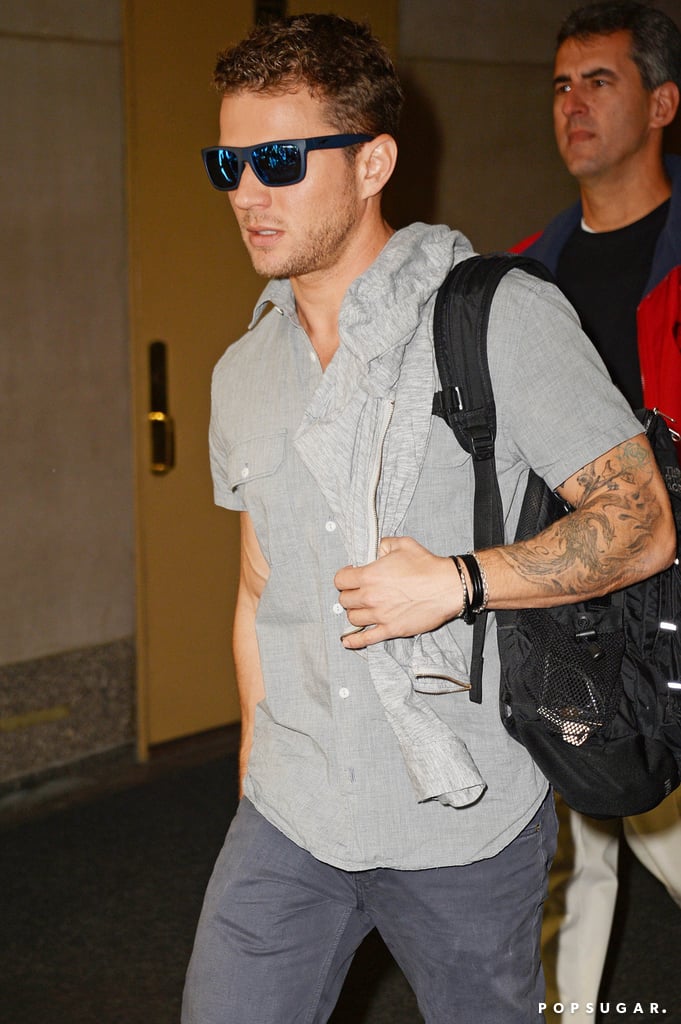 Ryan Phillippe carried his backpack in NYC on Monday.