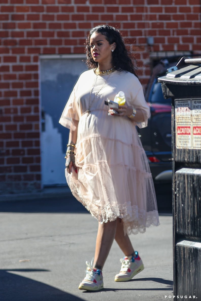 Rihanna Wearing a Tulle Simone Rocha Dress