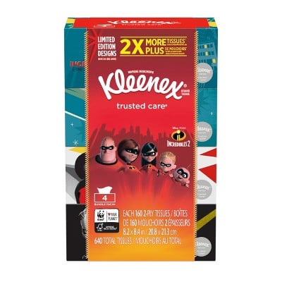 The Incredibles Trusted Care Facial Tissues
