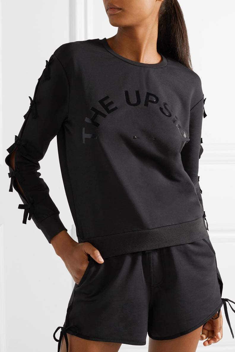 The Upside Bowie Bow-Embellished Sweatshirt