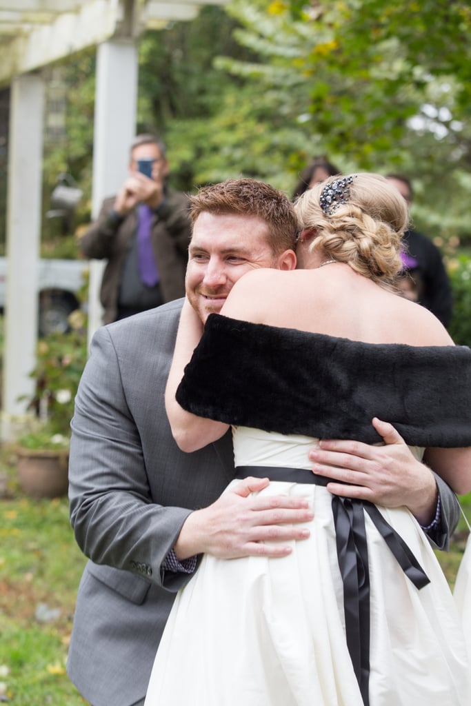 This Backyard Wedding Had Charming Rustic Halloween Decor