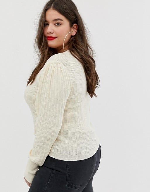 ASOS Design Curve Rib-Knit Sweater