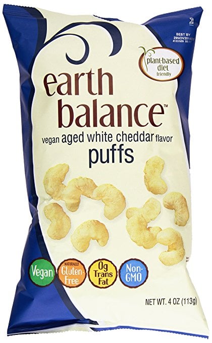 Earth Balance Aged White Cheddar Flavor Puffs