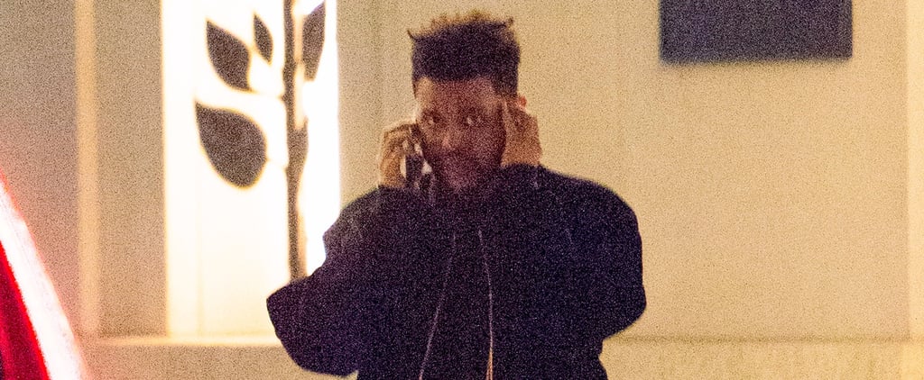 The Weeknd Leaving Bella Hadid's NYC Apartment November 2017