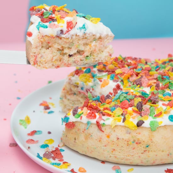 Rice Cooker Cake with Fruity Pebbles