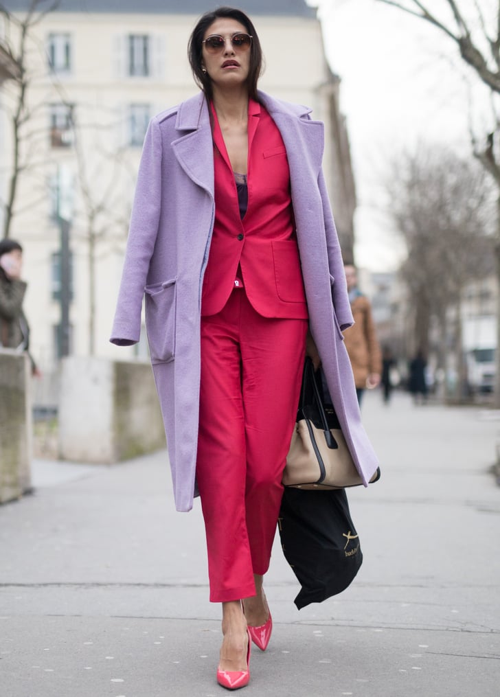 red and maroon outfit