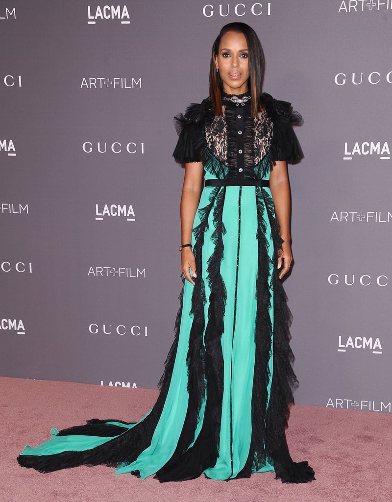 Kerry Was Officially the Queen of Print Mixing at the 2017 LACMA Art + Film Gala