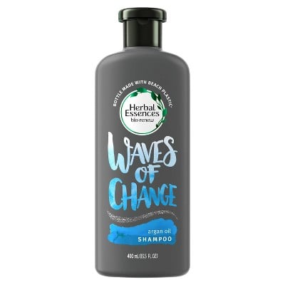 Herbal Essences Argan Oil Shampoo in the Beach Plastic Bottle