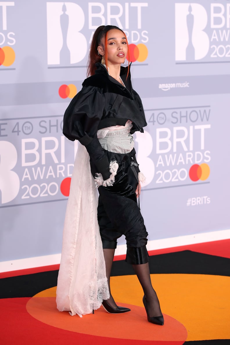 FKA Twigs on the 2020 BRIT Awards Red Carpet
