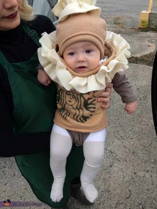 baby frappuccino costume