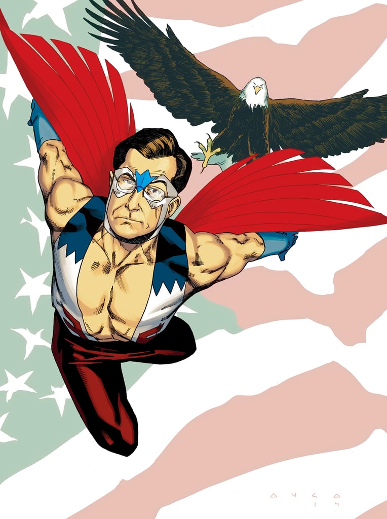 Stephen Colbert as The Falcon
Source: Comedy Central