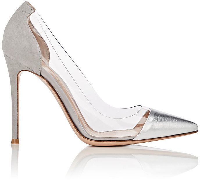 The Gianvito Rossi Women's Plexi Pumps ($795) will have you feeling like Cinderella in a glass slipper.