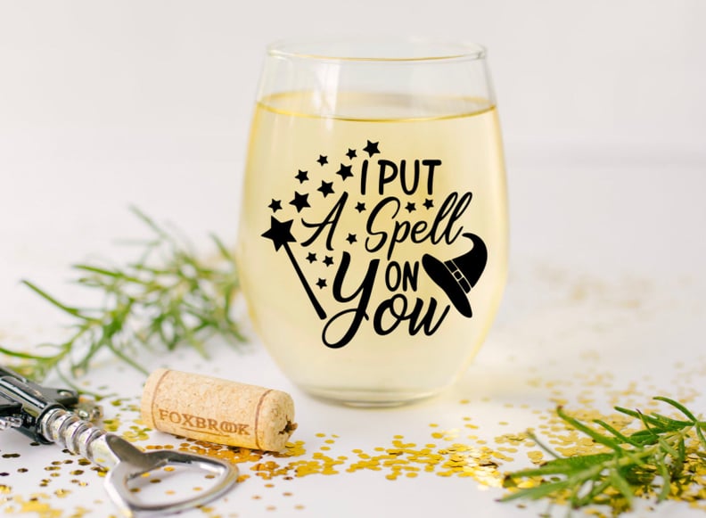 I Put a Spell on You Wine Glass