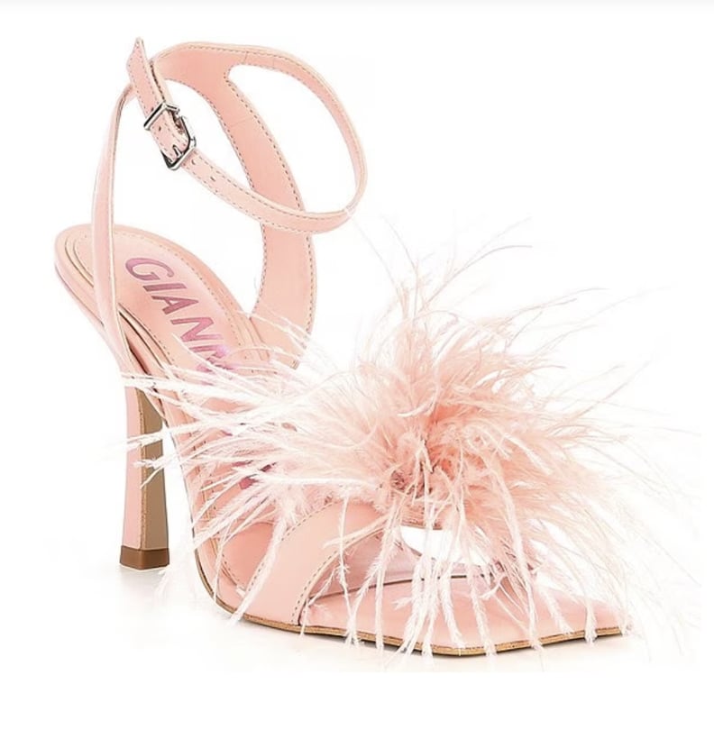 Shop Pink Feathery Heels Inspired by the Barbie Movie | POPSUGAR Fashion