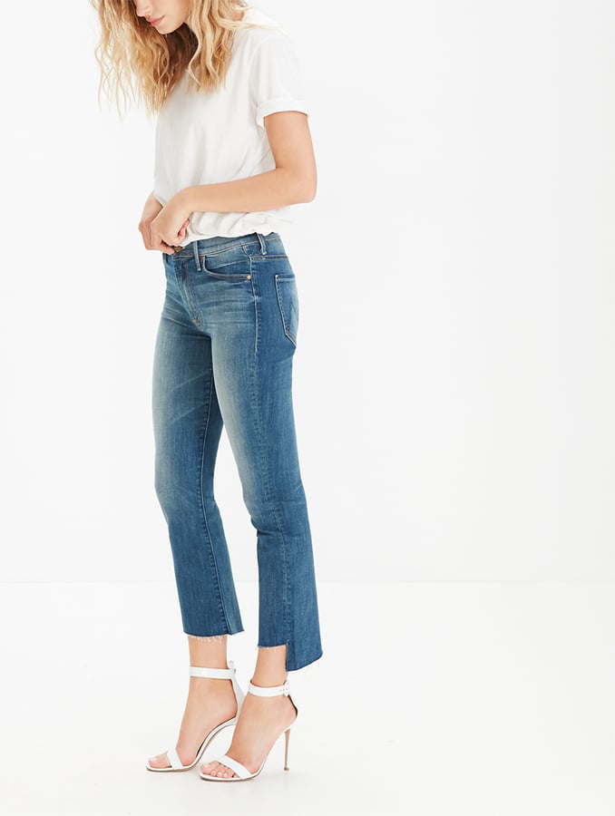 Undone-Hem Jeans