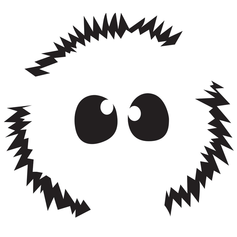 Pumpkin-Carving Stencil: Soot Sprite