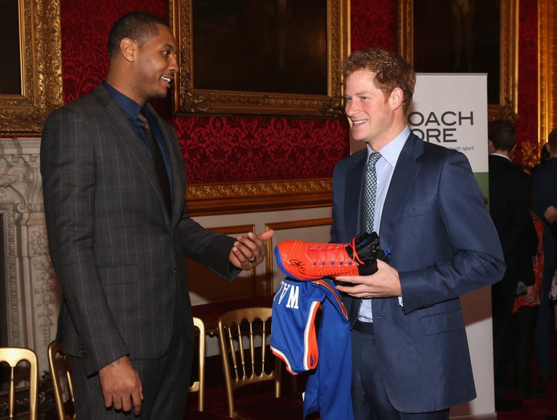 When Prince Harry Met Carmelo Anthony