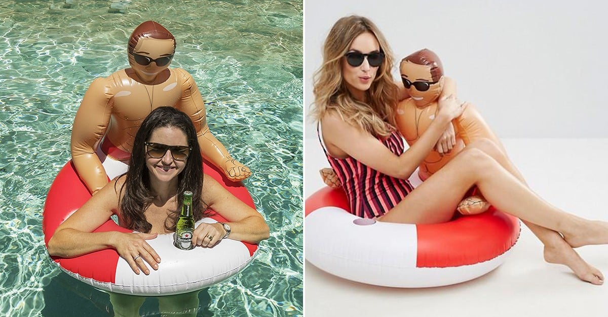 Inflatable Man Pool Float POPSUGAR Love