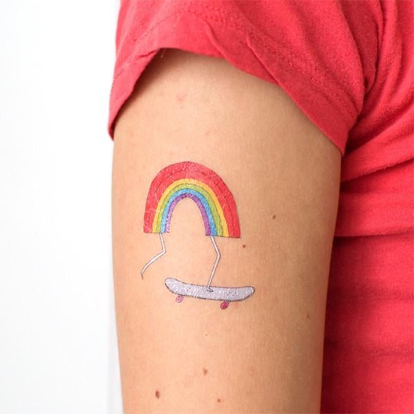 Rainbow Skateboard by Marc Johns ($3, originally $6)