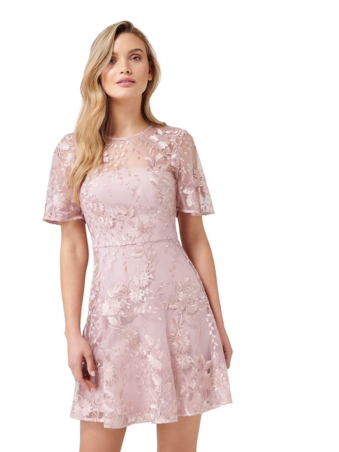 Ashton embroidered shop dress