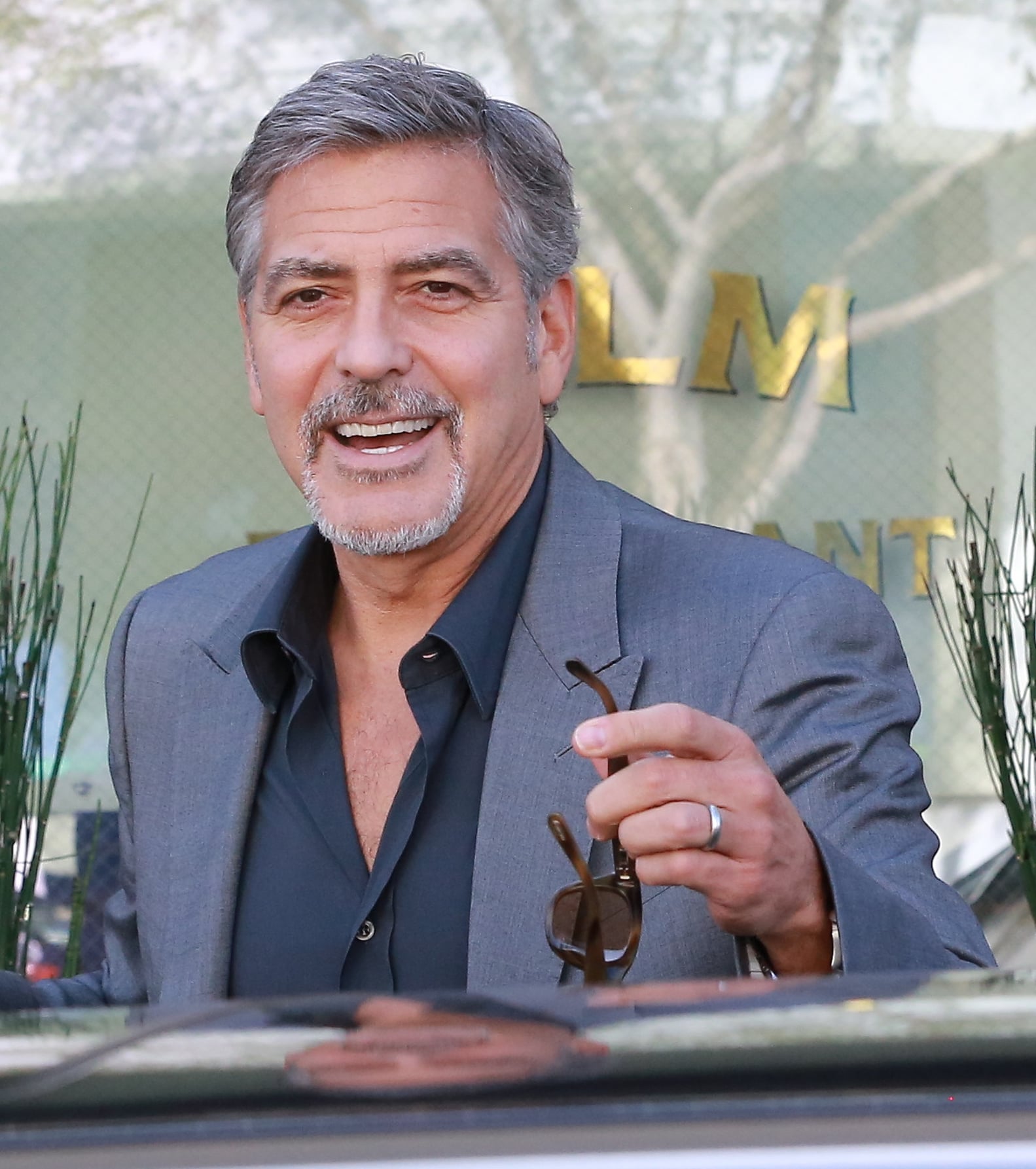 and Amal Clooney Out in LA October 2015 POPSUGAR Celebrity