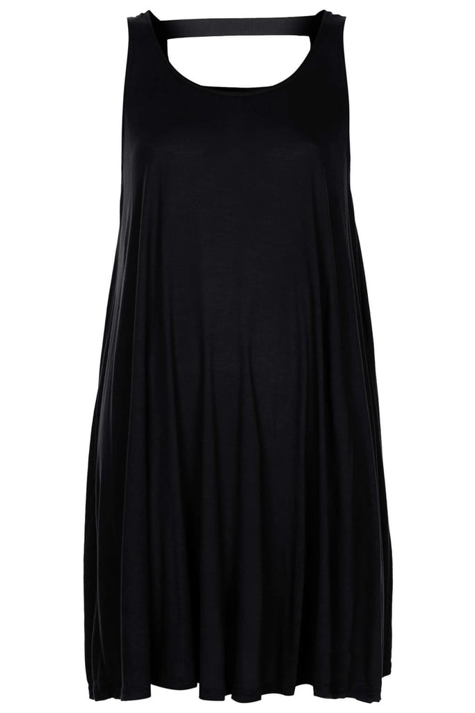 Topshop black mini trapeze dress ($36)