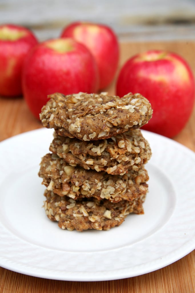 Healthy Recipe Apple Oatmeal Flax Cookies POPSUGAR Fitness
